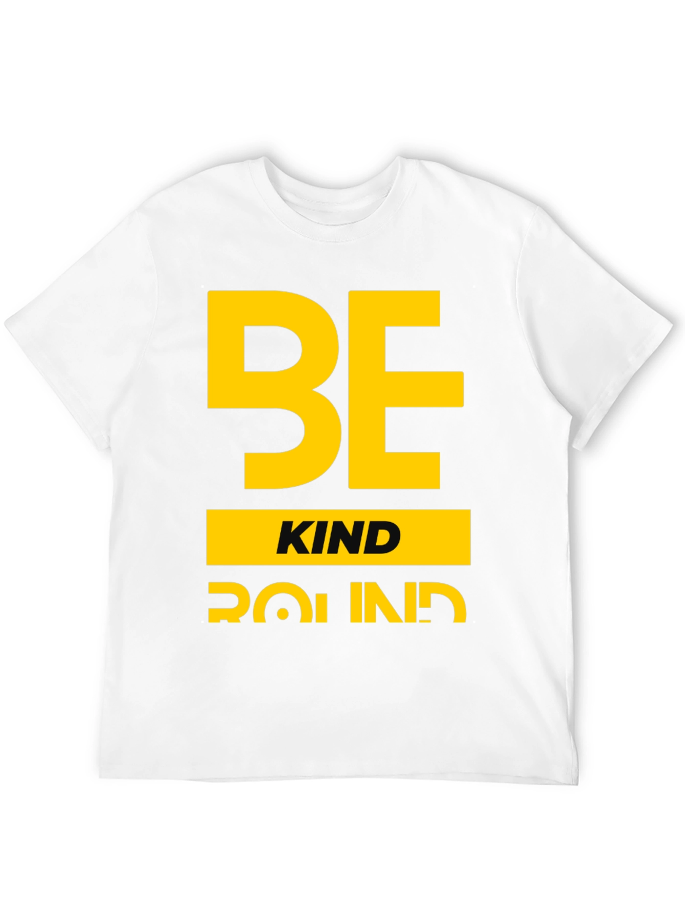 Be Kind Round T-Shirt - Black Graphic Tee