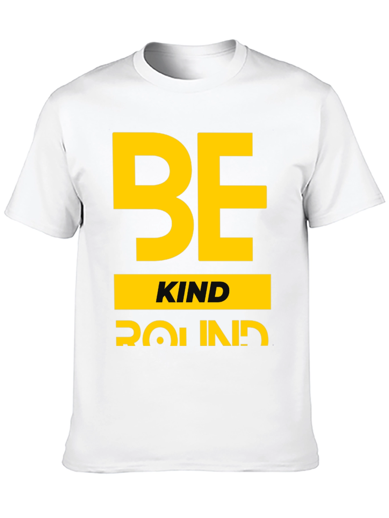 Be Kind Round T-Shirt - Black Graphic Tee