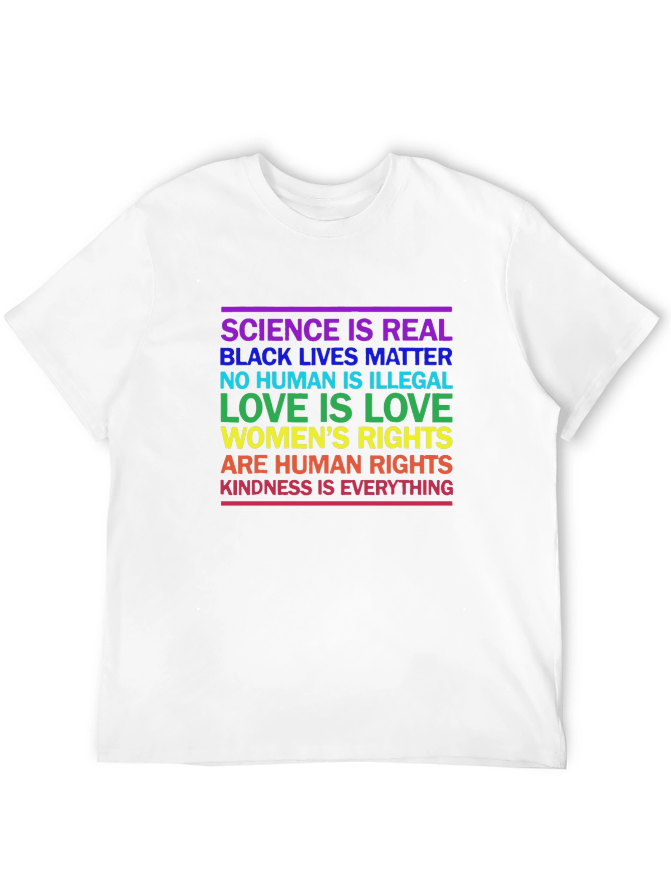 Equality T-Shirt: Science BLM Love Kindness