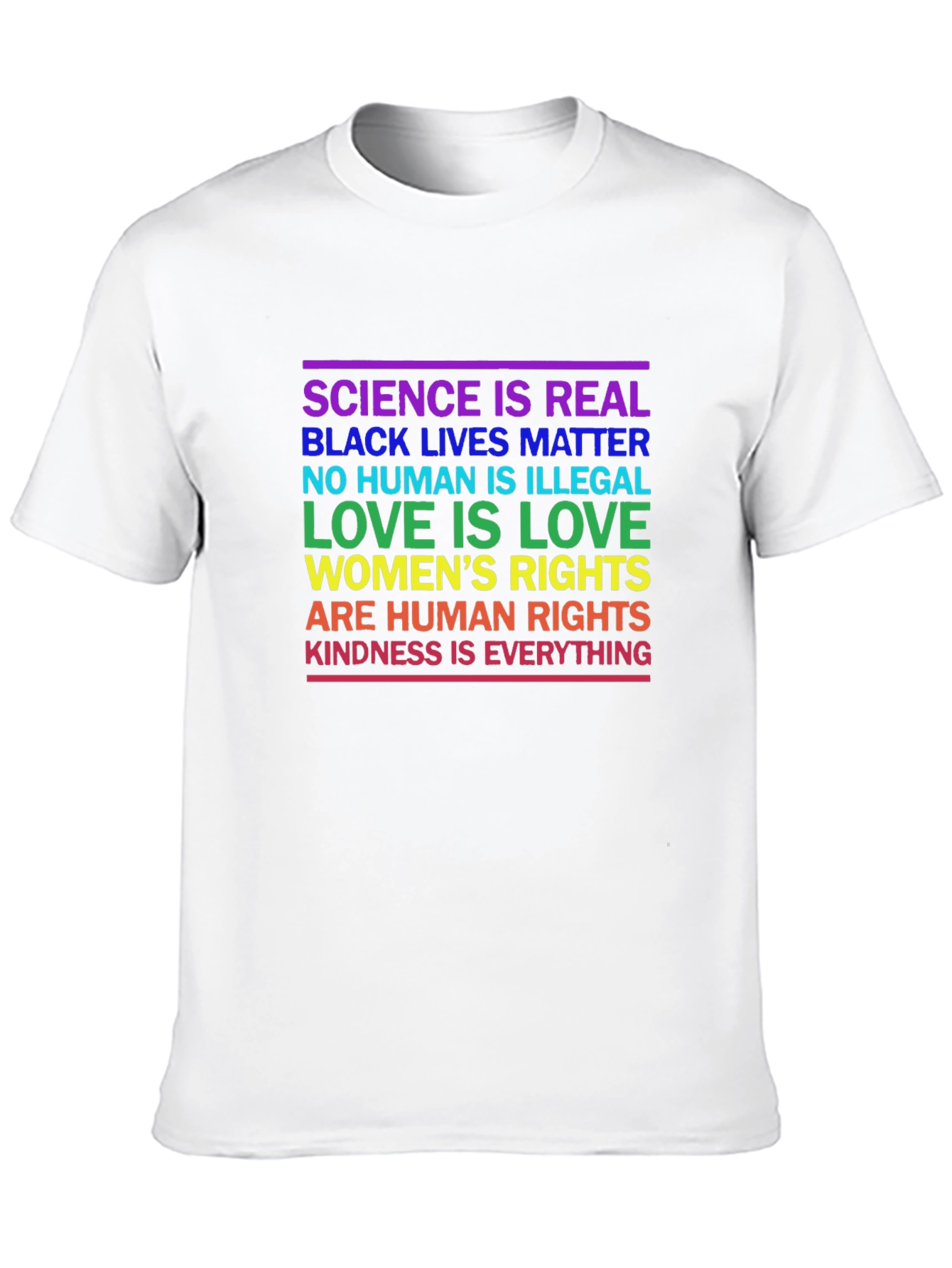 Equality T-Shirt: Science BLM Love Kindness
