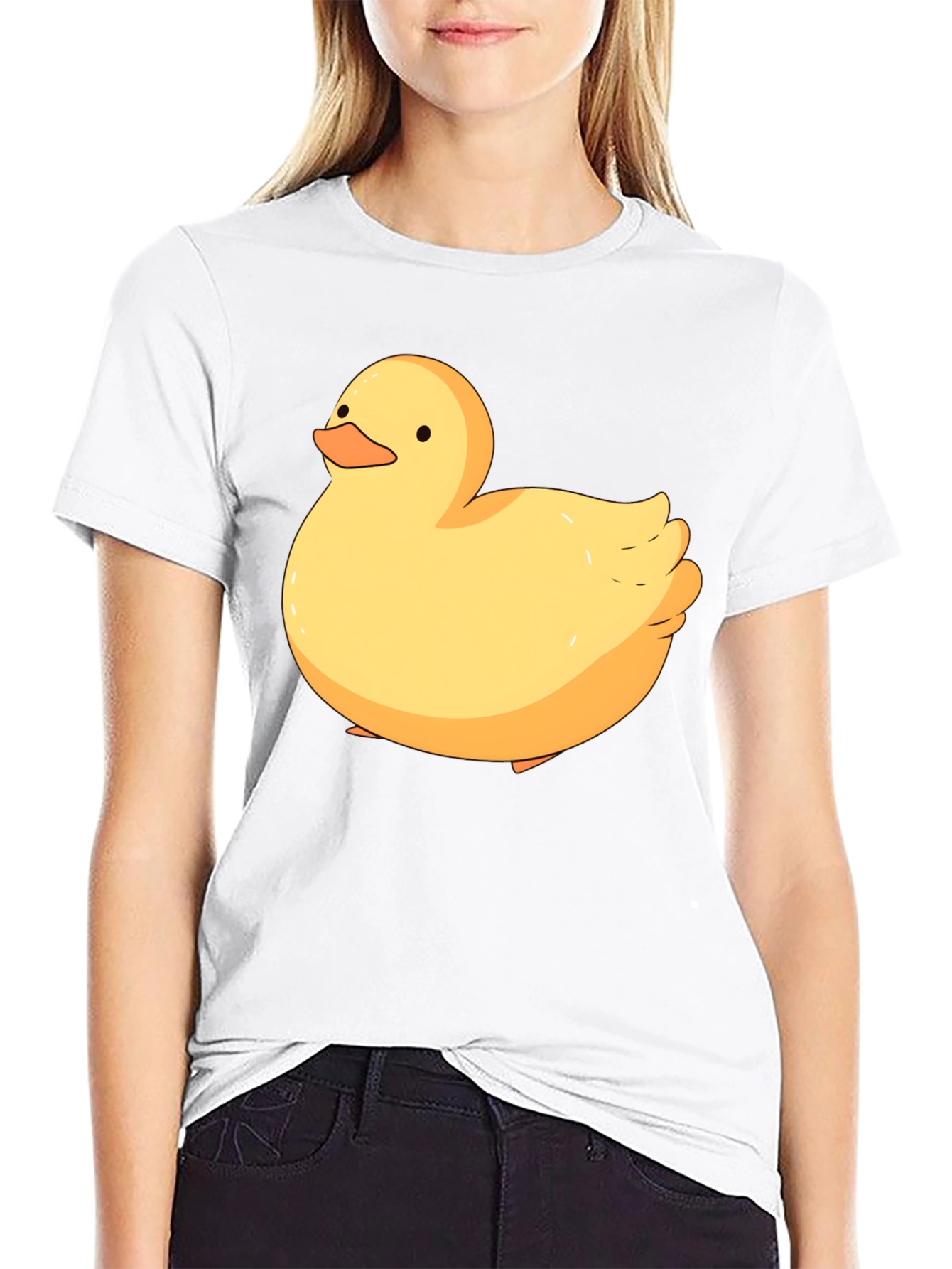 Duck Graphic T-Shirt - Casual Black Tee