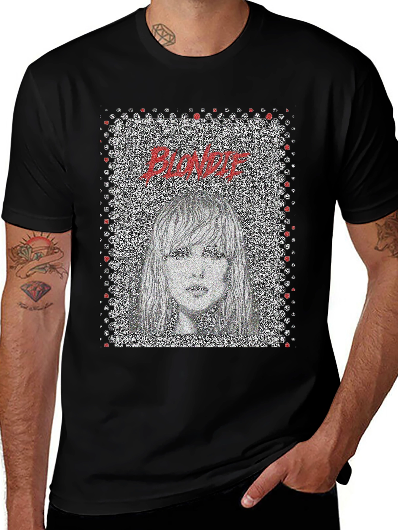 Blondie Graphic Print Black T-Shirt