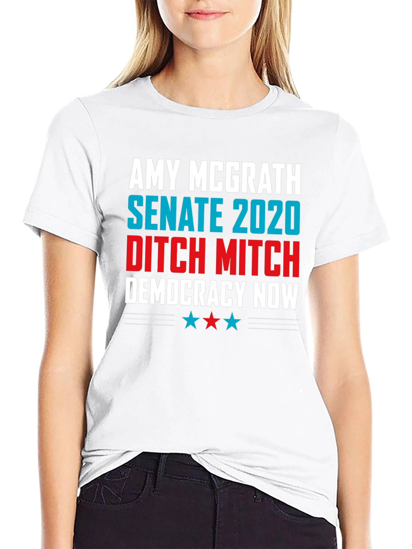 Amy McGrath Senate 2020 Ditch Mitch Democracy Now T-Shirt