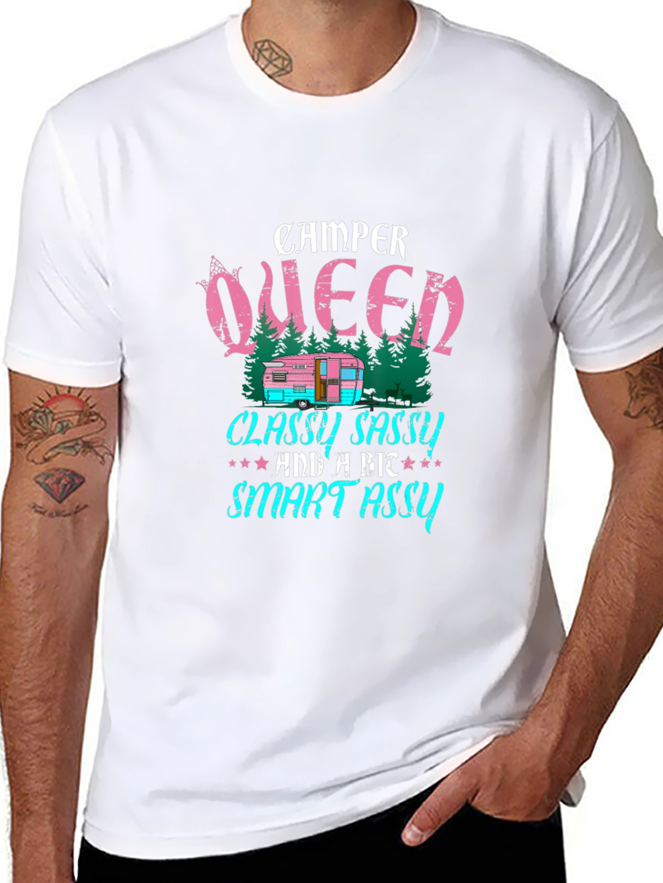 Camper Queen T-Shirt - Classy Sassy & Smart Assy