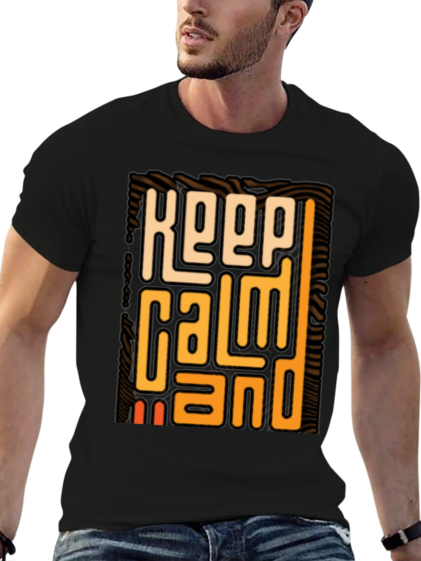 Keep Calm T-Shirt - Stylish Graphic Tee