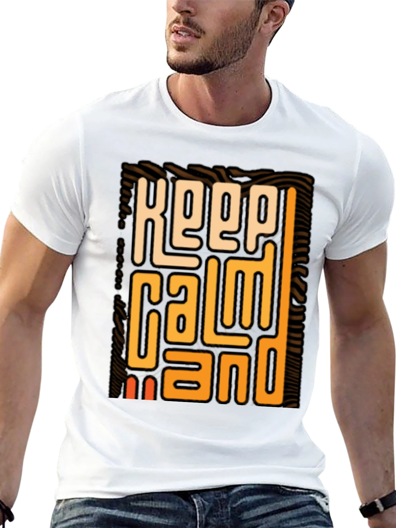 Keep Calm T-Shirt - Stylish Graphic Tee