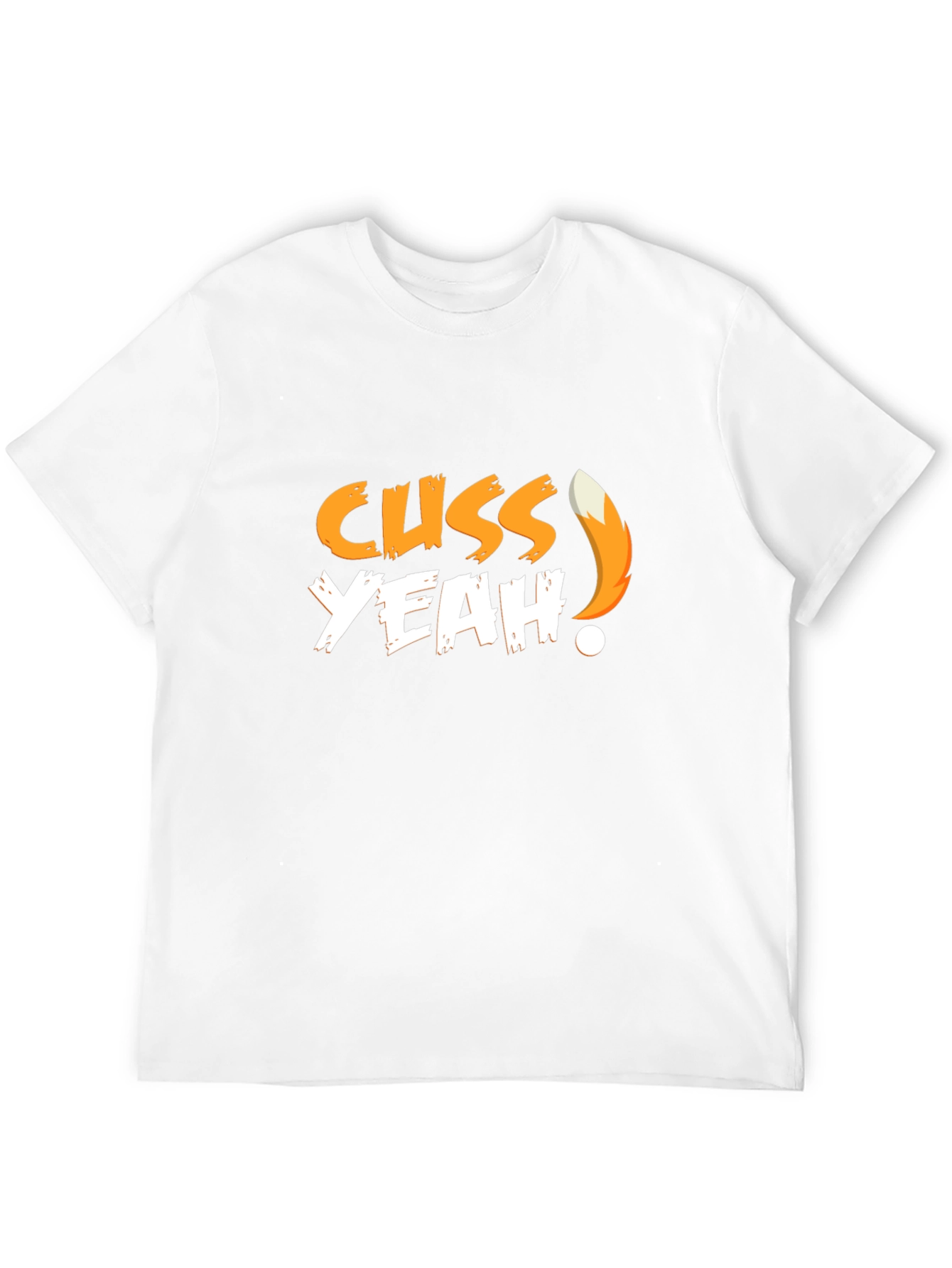 Cuss Yeah! Fox Tail Graphic T-Shirt