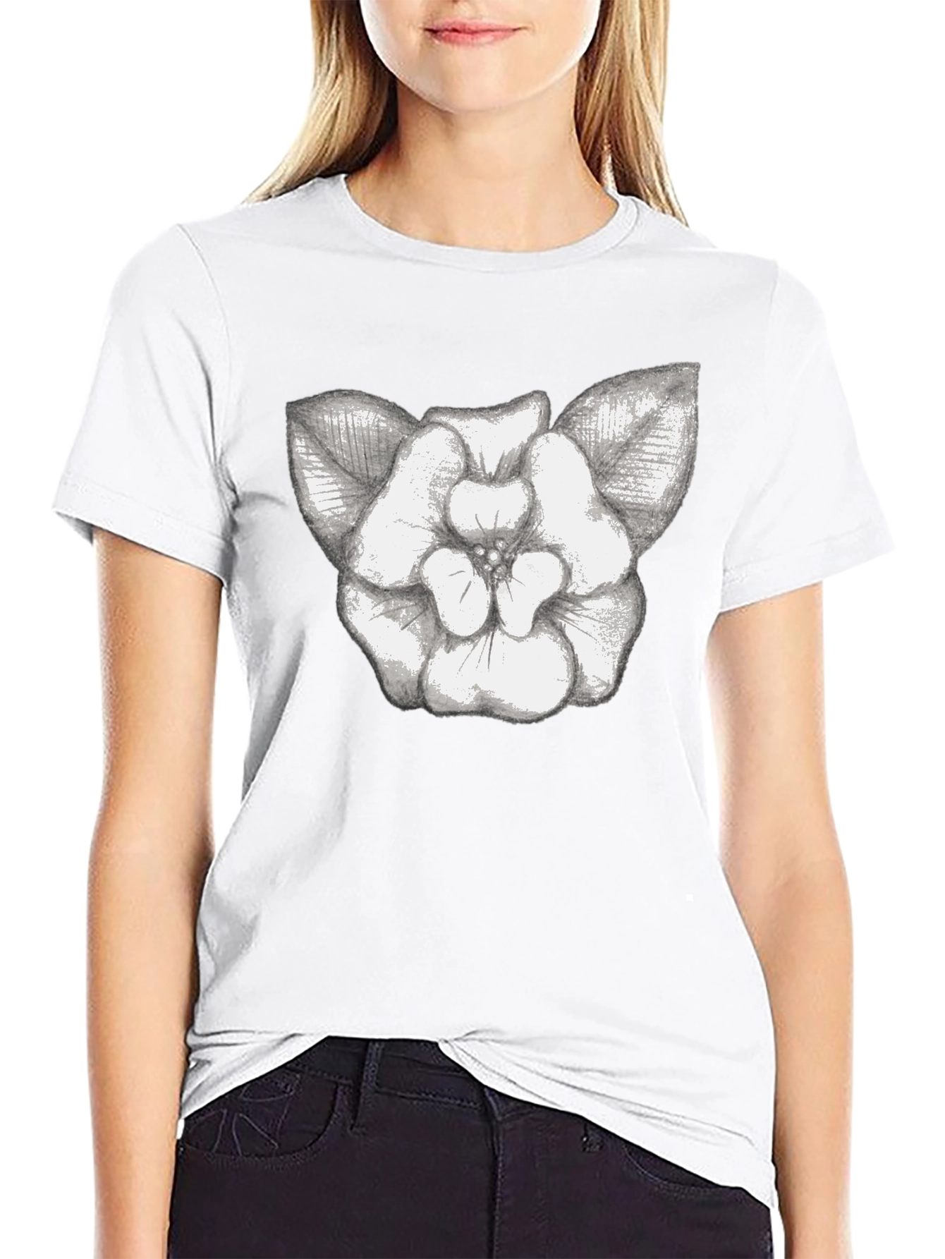 Floral Graphic Print Tee