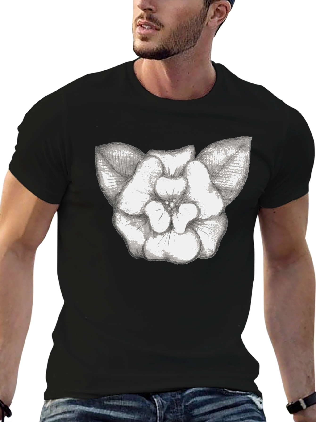 Floral Graphic Print Tee