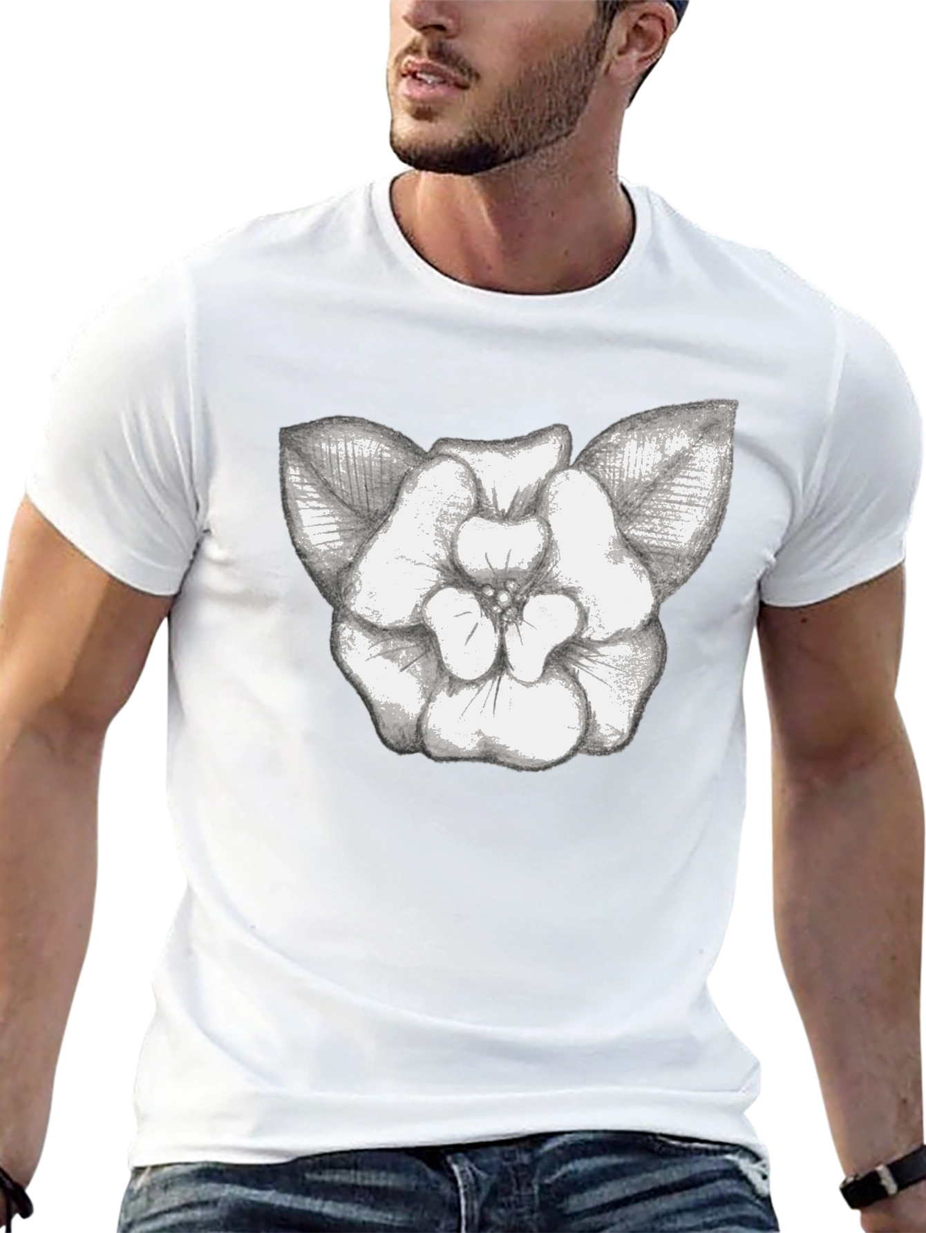 Floral Graphic Print Tee