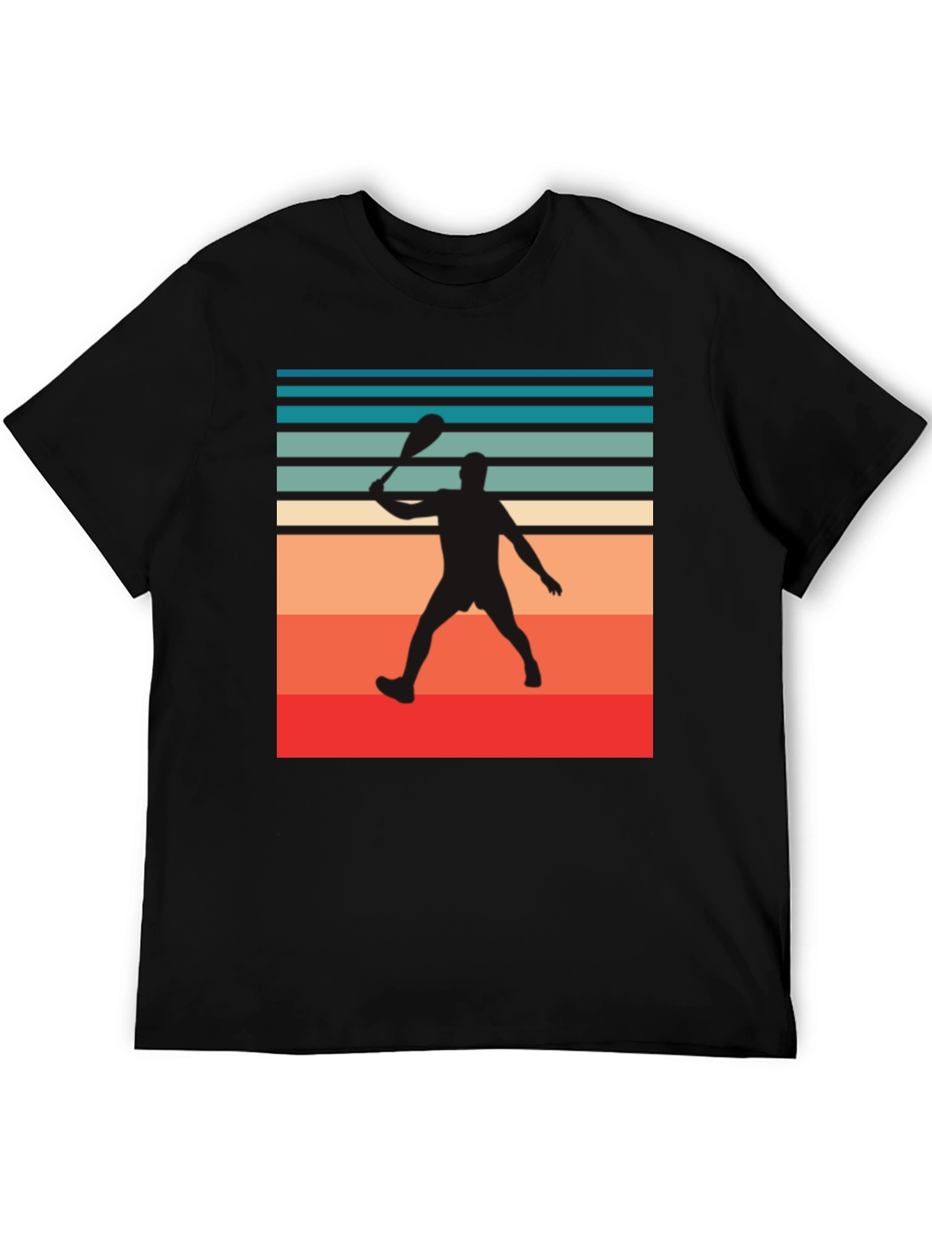 Retro Paddleball Player T-Shirt
