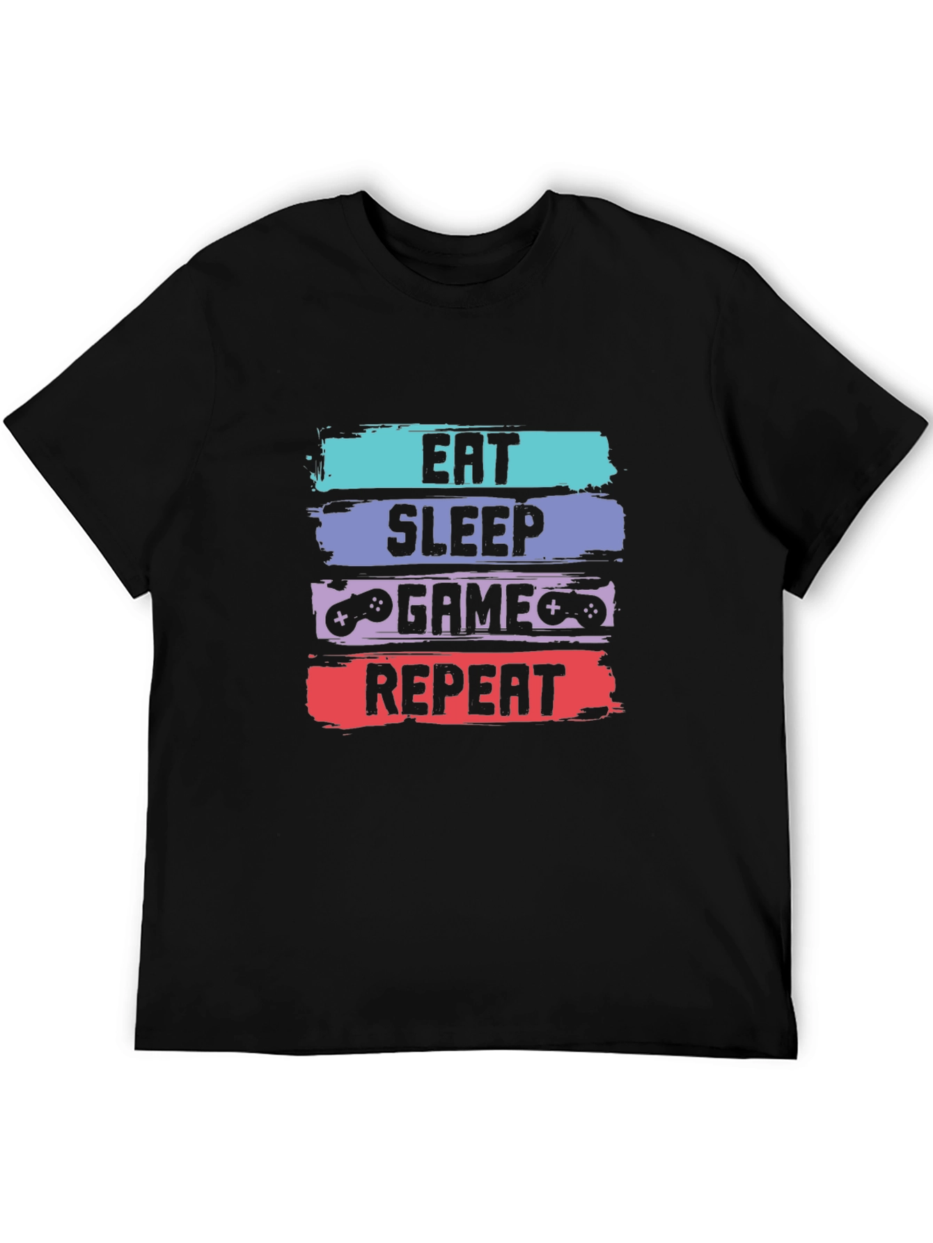 Eat Sleep Game Repeat T-Shirt - Gamer Tee