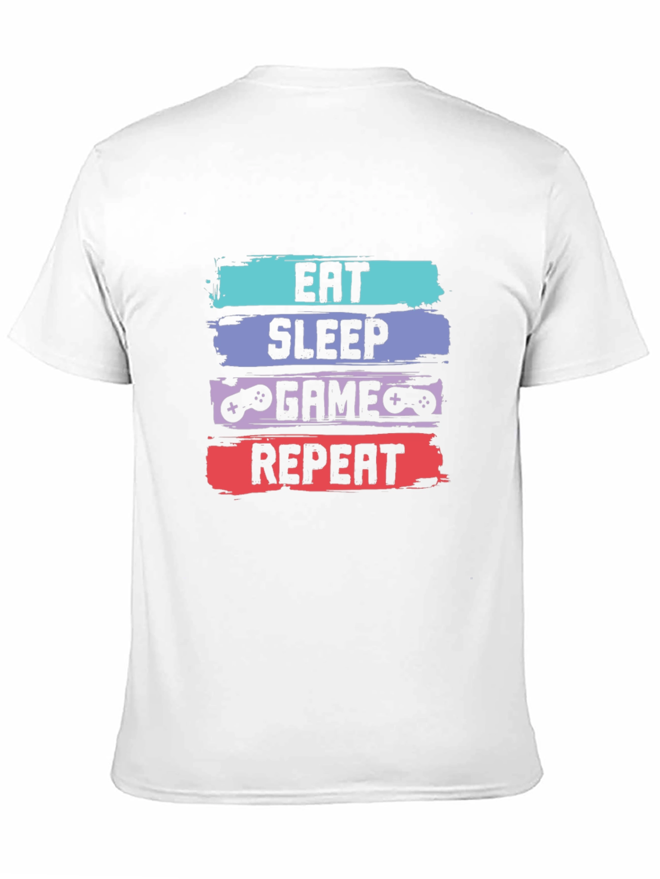 Eat Sleep Game Repeat T-Shirt - Gamer Tee