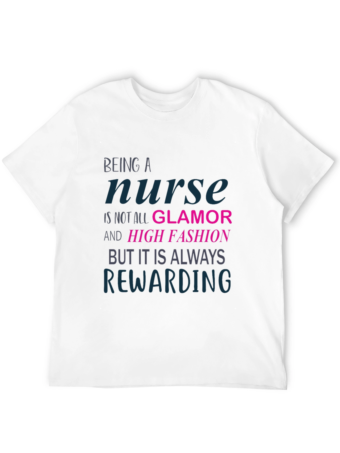 Nurse Rewarding T-Shirt - Black Graphic Tee