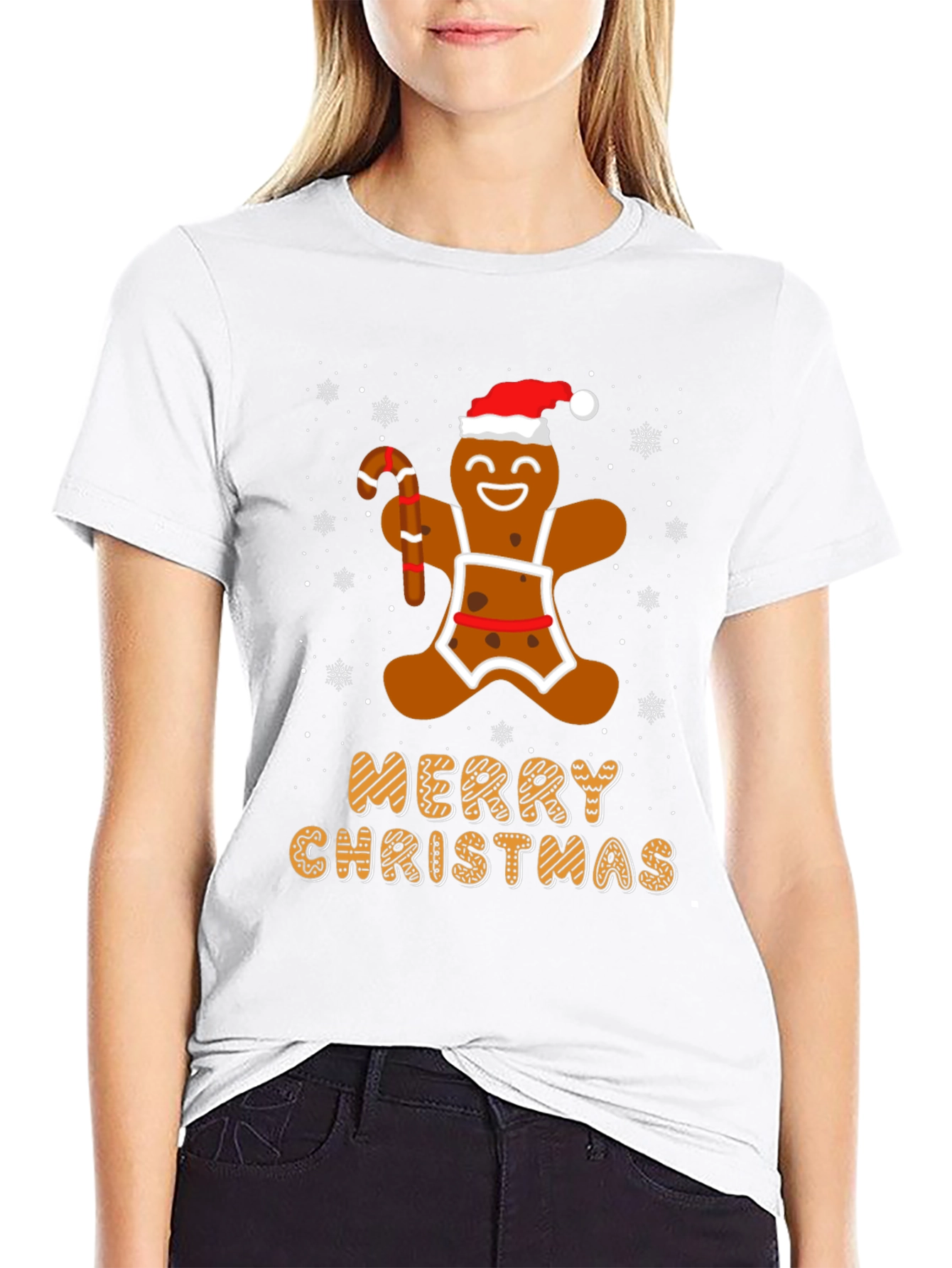 Festive Gingerbread Christmas T-Shirt
