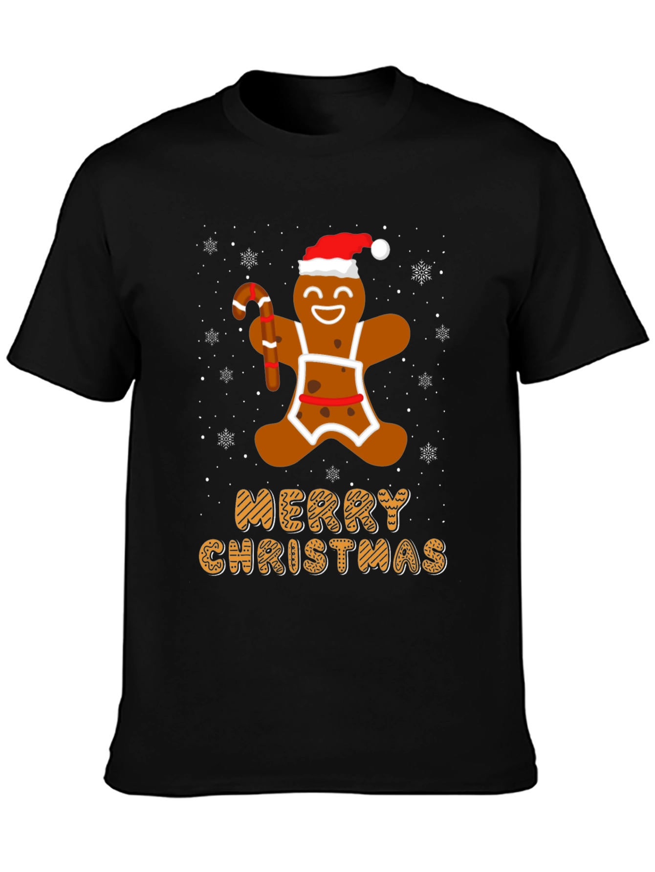 Festive Gingerbread Christmas T-Shirt