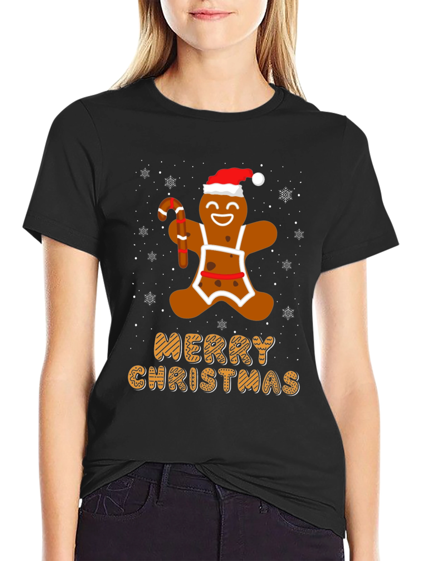 Festive Gingerbread Christmas T-Shirt