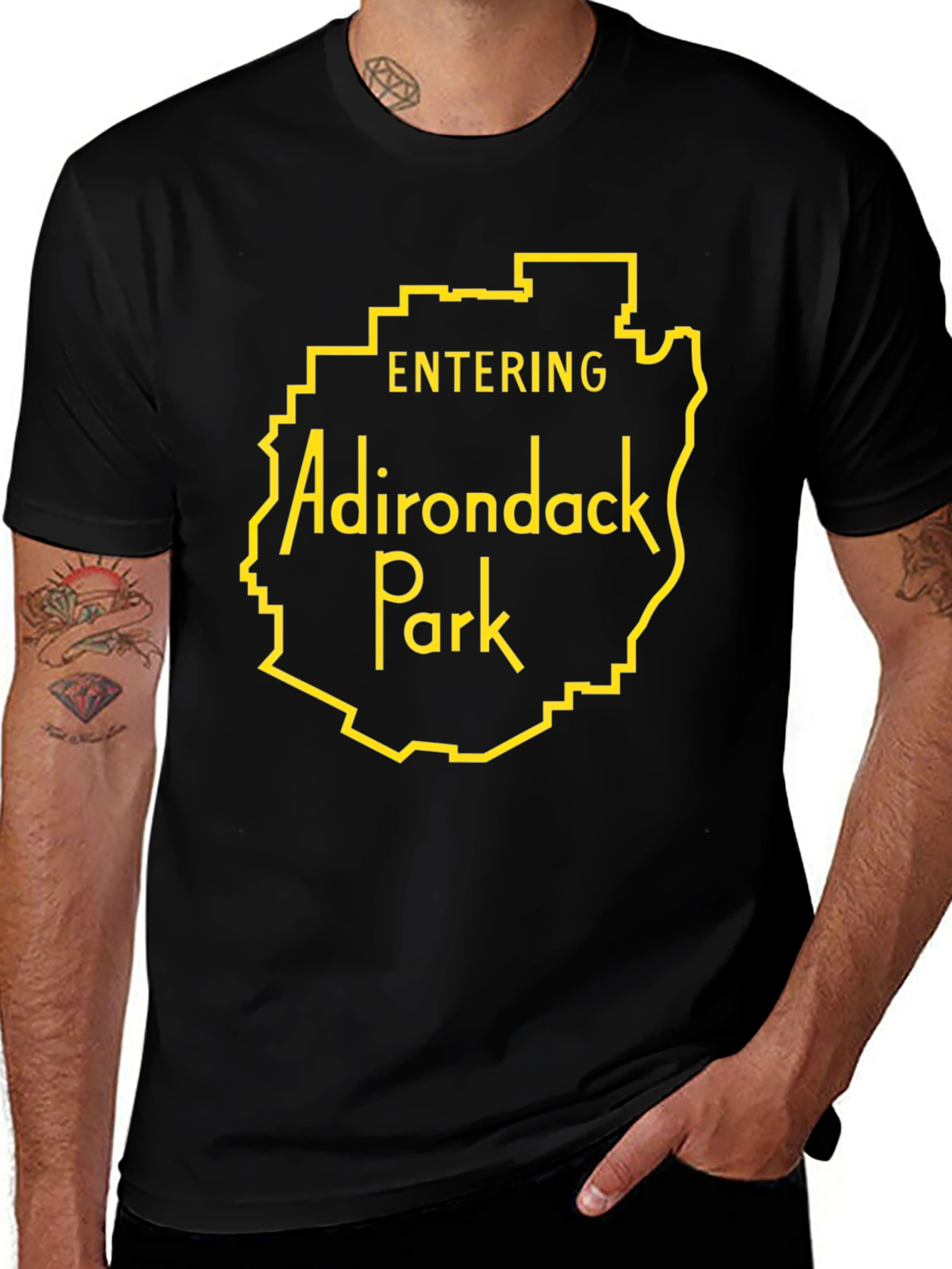 Adirondack Park Entrance Graphic Tee