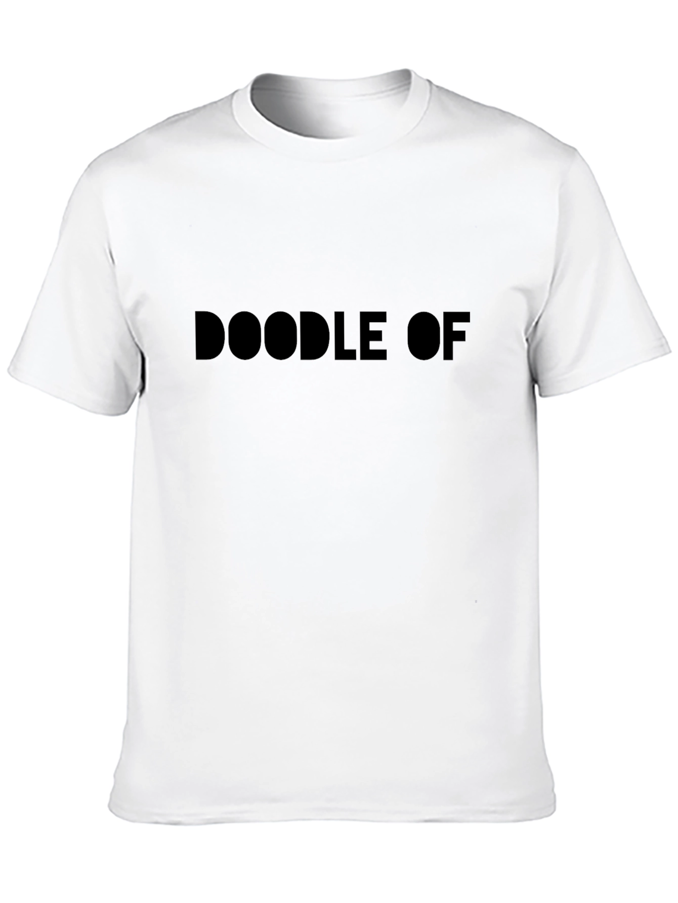 Doodle Of Graphic Tee - Black Casual T-Shirt