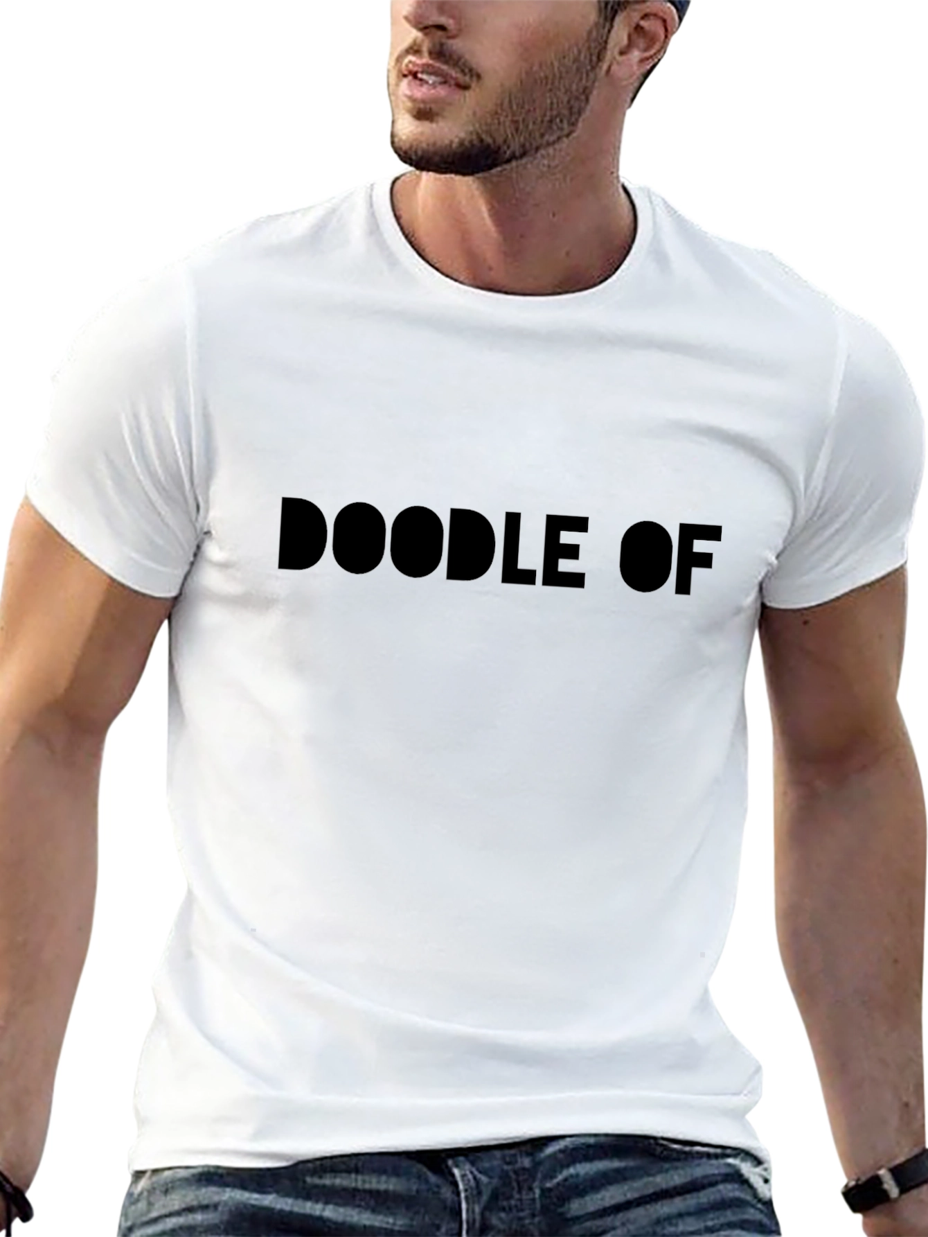 Doodle Of Graphic Tee - Black Casual T-Shirt