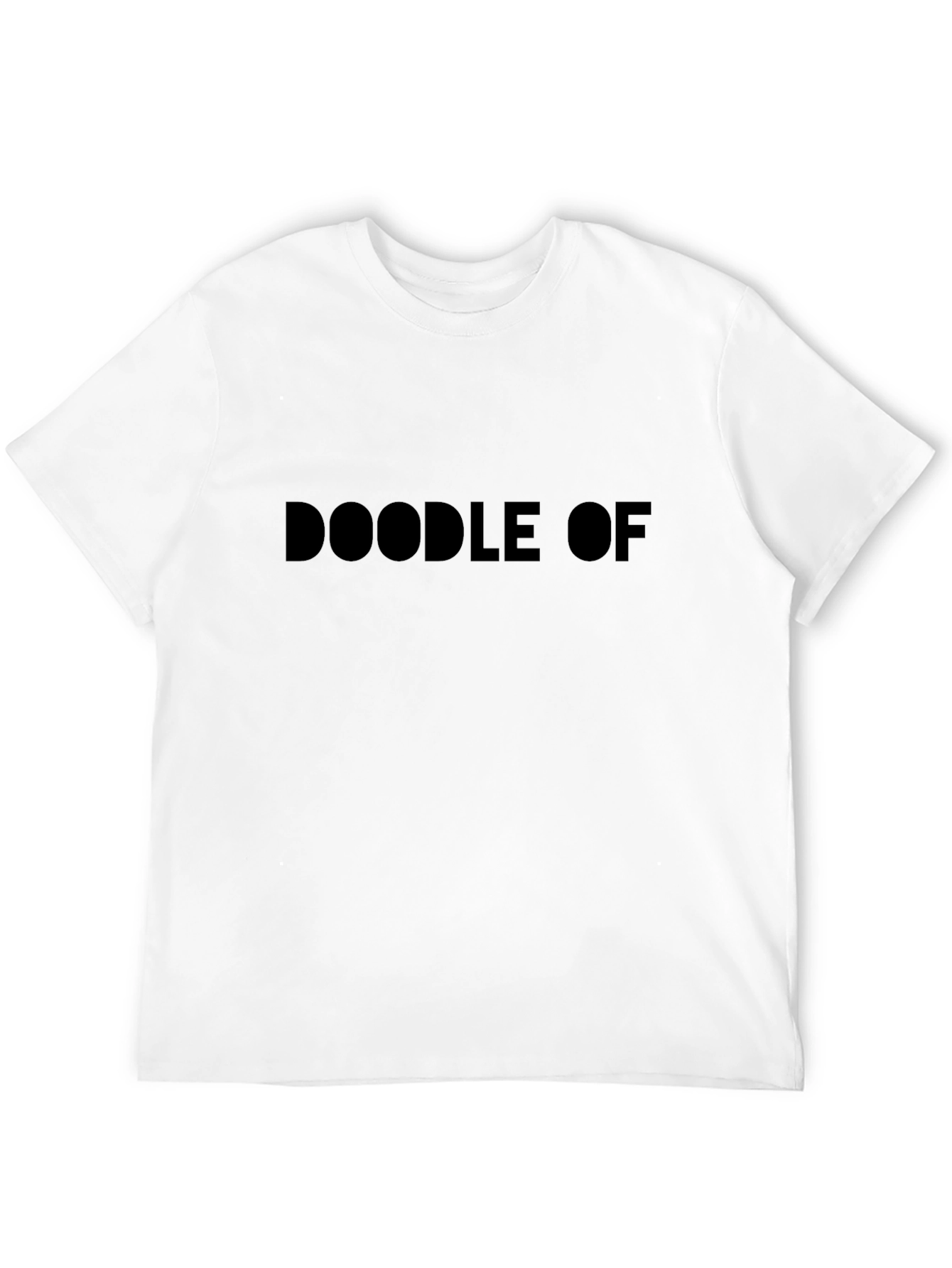 Doodle Of Graphic Tee - Black Casual T-Shirt