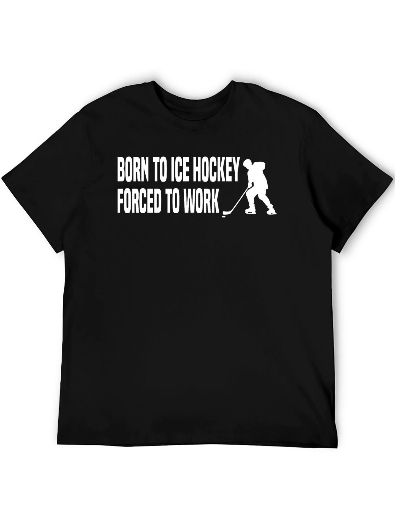 Born to Ice Hockey T-Shirt - Black