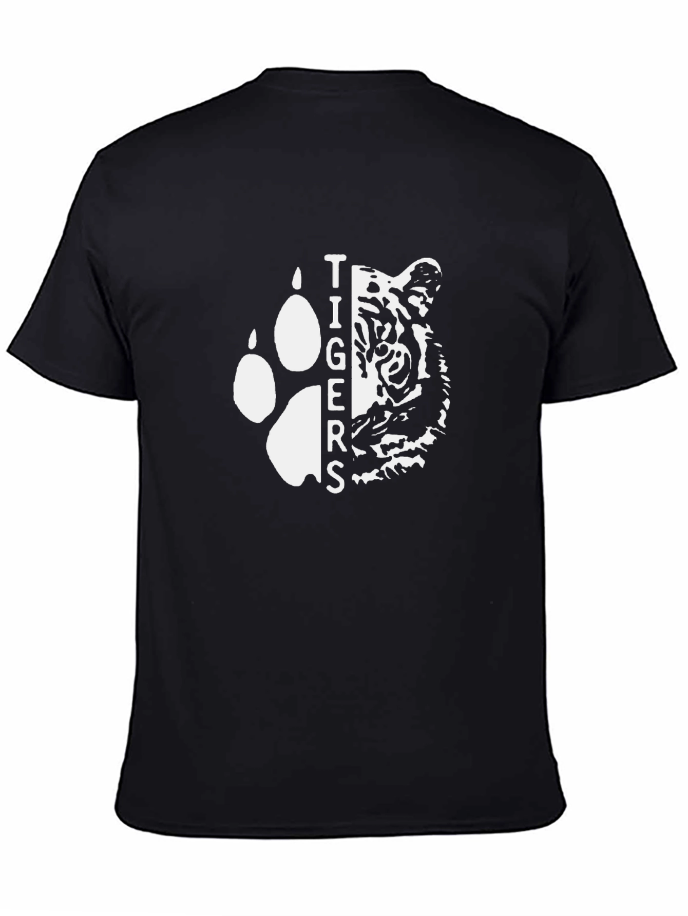 Tigers Graphic T-Shirt - Black Cotton Tee