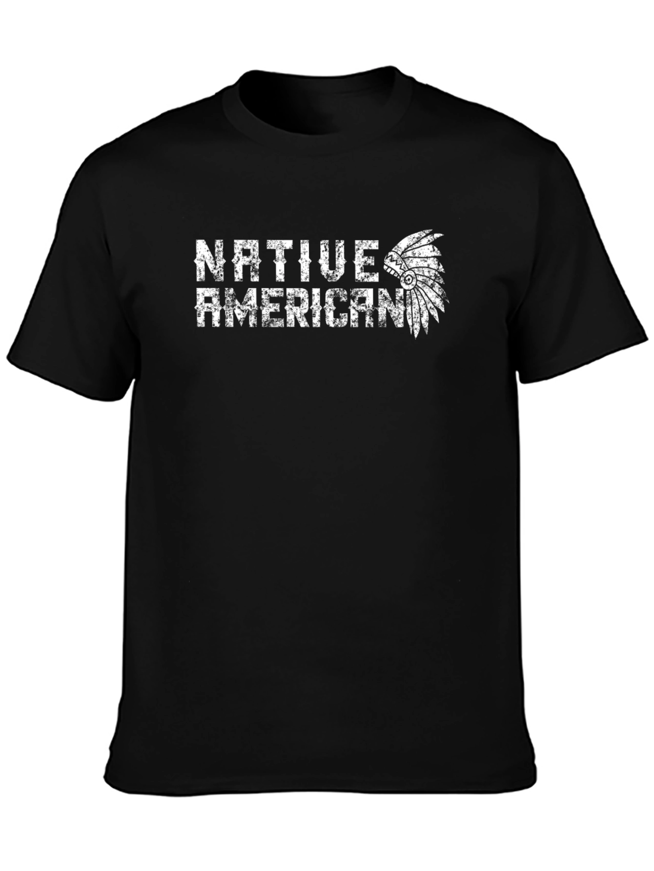 Native American Headdress Graphic T-Shirt