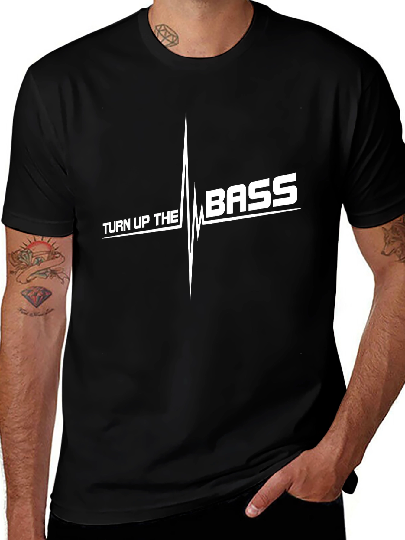 Turn Up The Bass Graphic T-Shirt