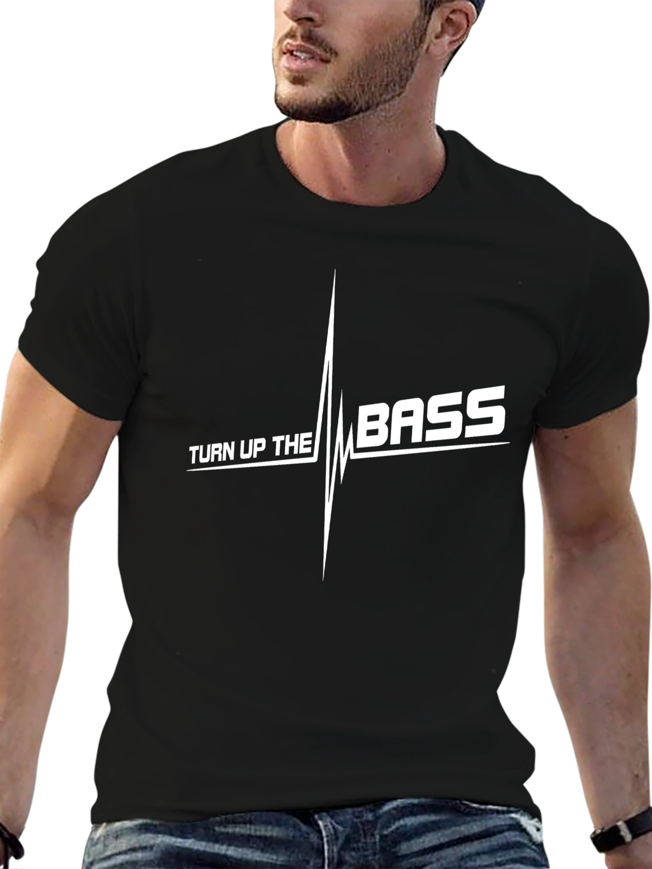 Turn Up The Bass Graphic T-Shirt