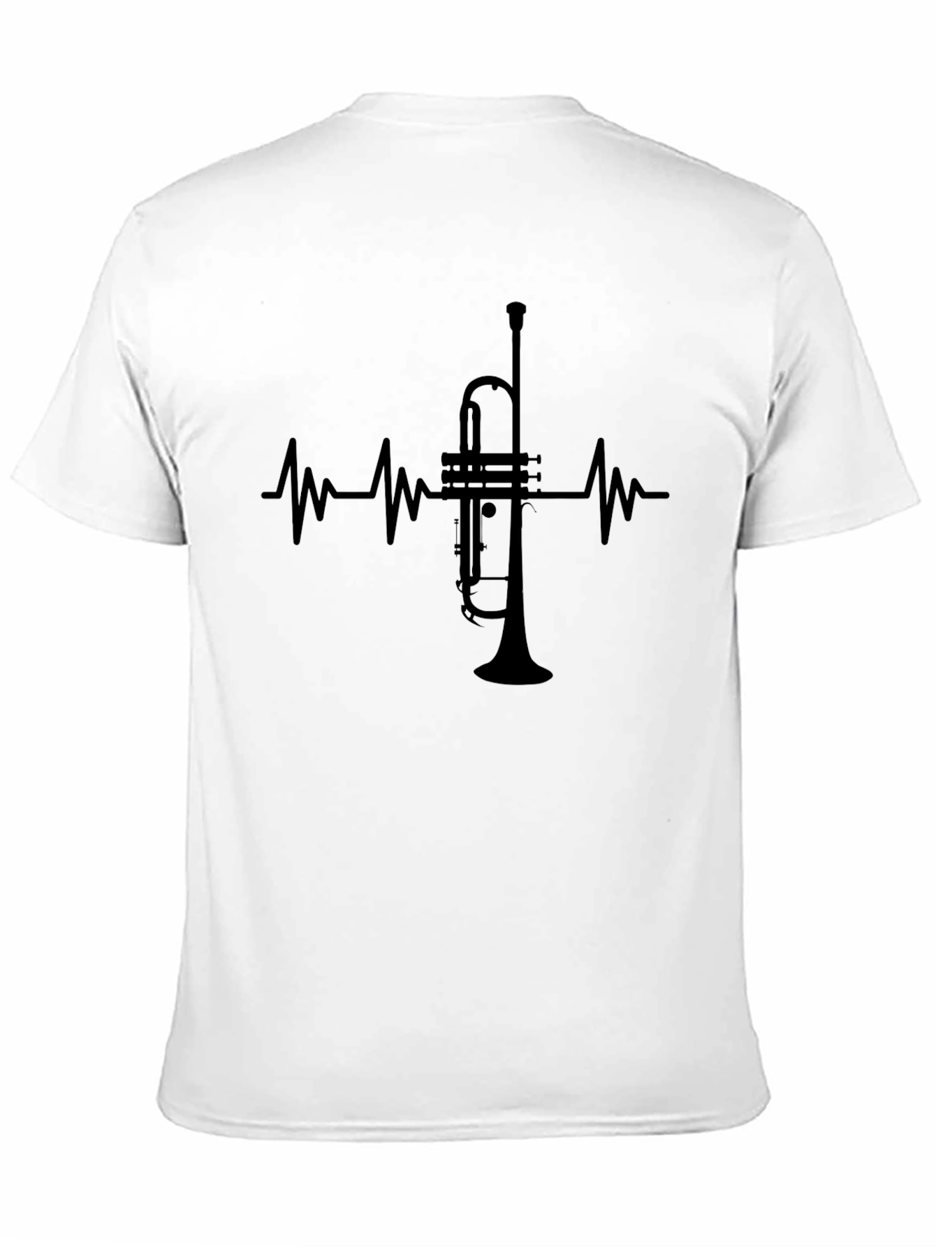 Trumpet Heartbeat T-Shirt - Musician Tee