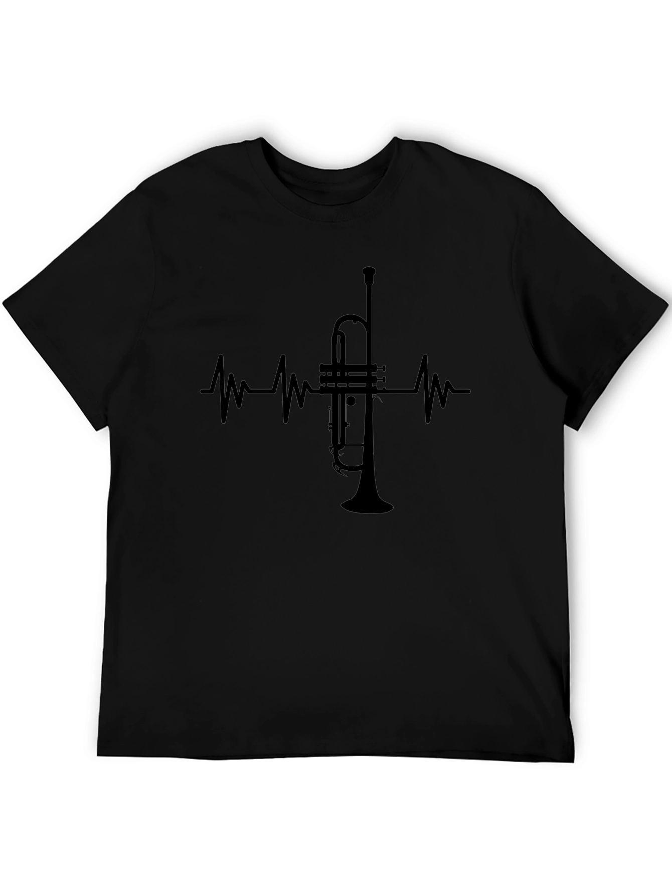 Trumpet Heartbeat T-Shirt - Musician Tee