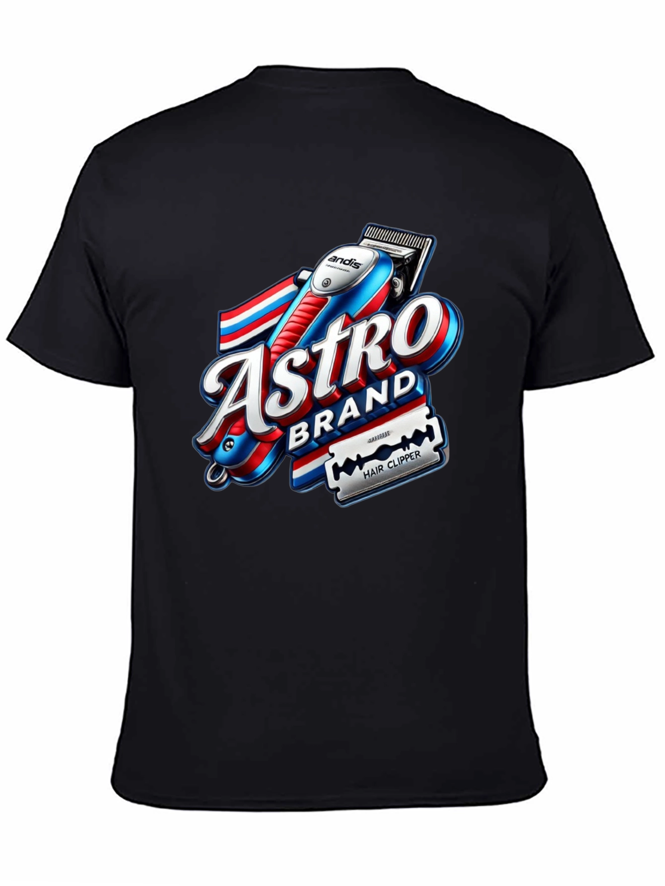 Astro Brand Hair Clipper Graphic T-Shirt