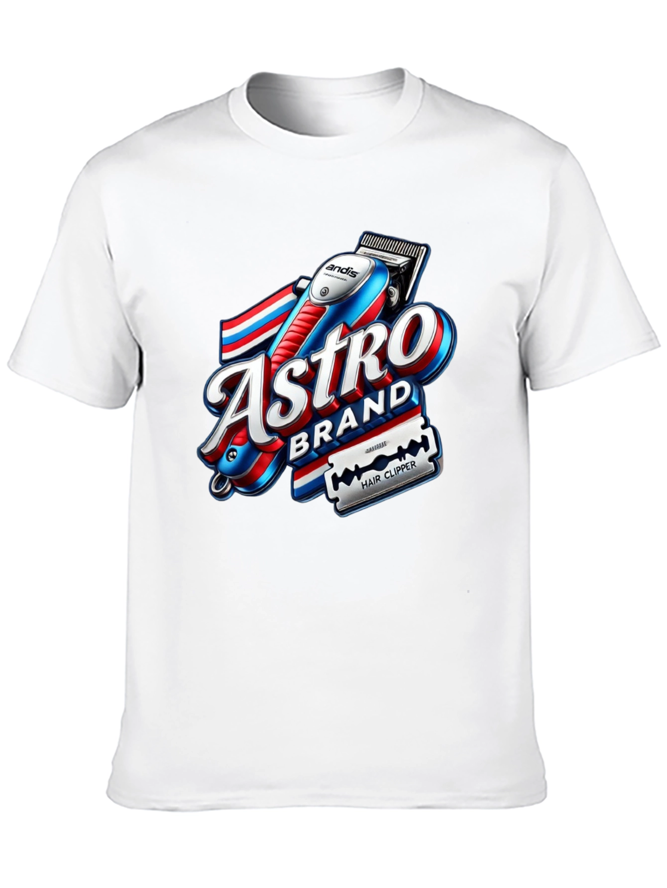 Astro Brand Hair Clipper Graphic T-Shirt