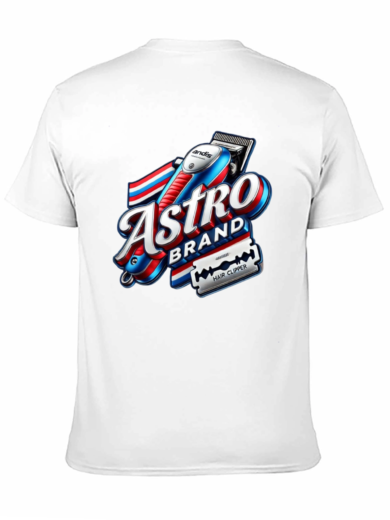 Astro Brand Hair Clipper Graphic T-Shirt