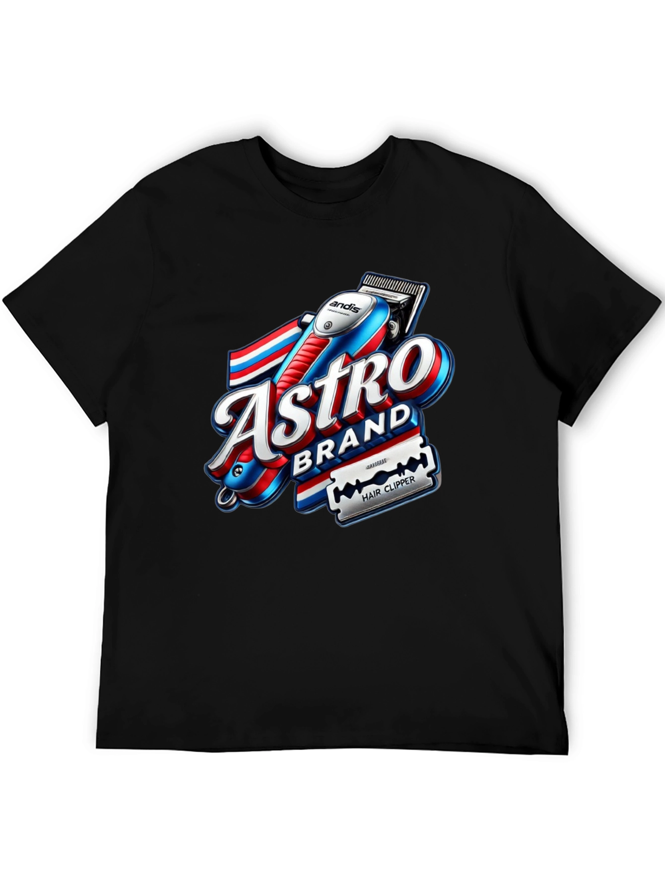 Astro Brand Hair Clipper Graphic T-Shirt
