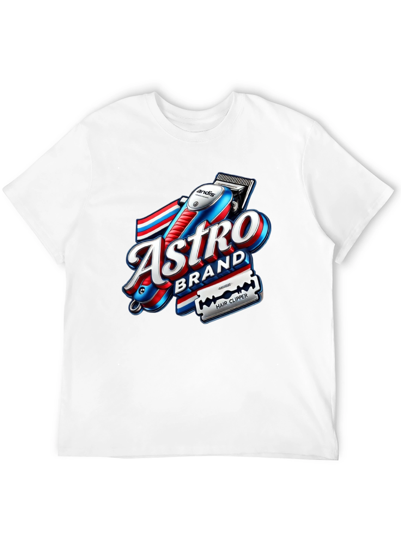 Astro Brand Hair Clipper Graphic T-Shirt