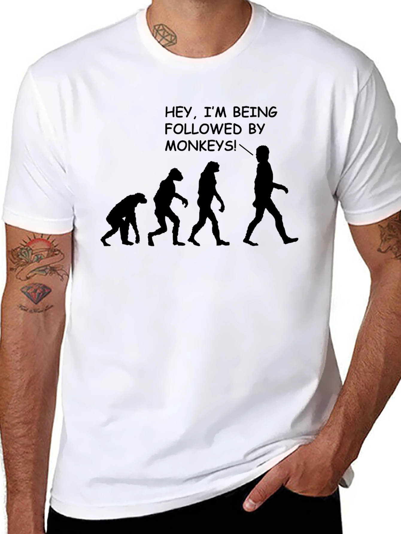 Funny Evolution Monkey T-Shirt