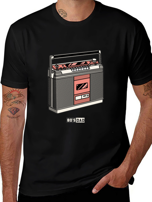 80s Dad Boombox Graphic Tee