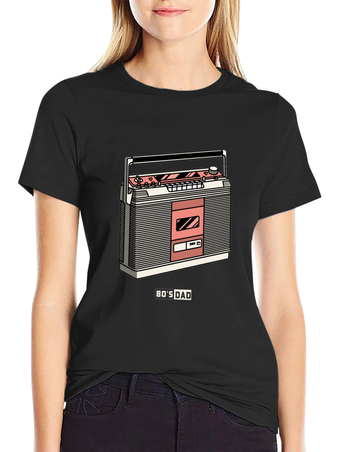 80s Dad Boombox Graphic Tee