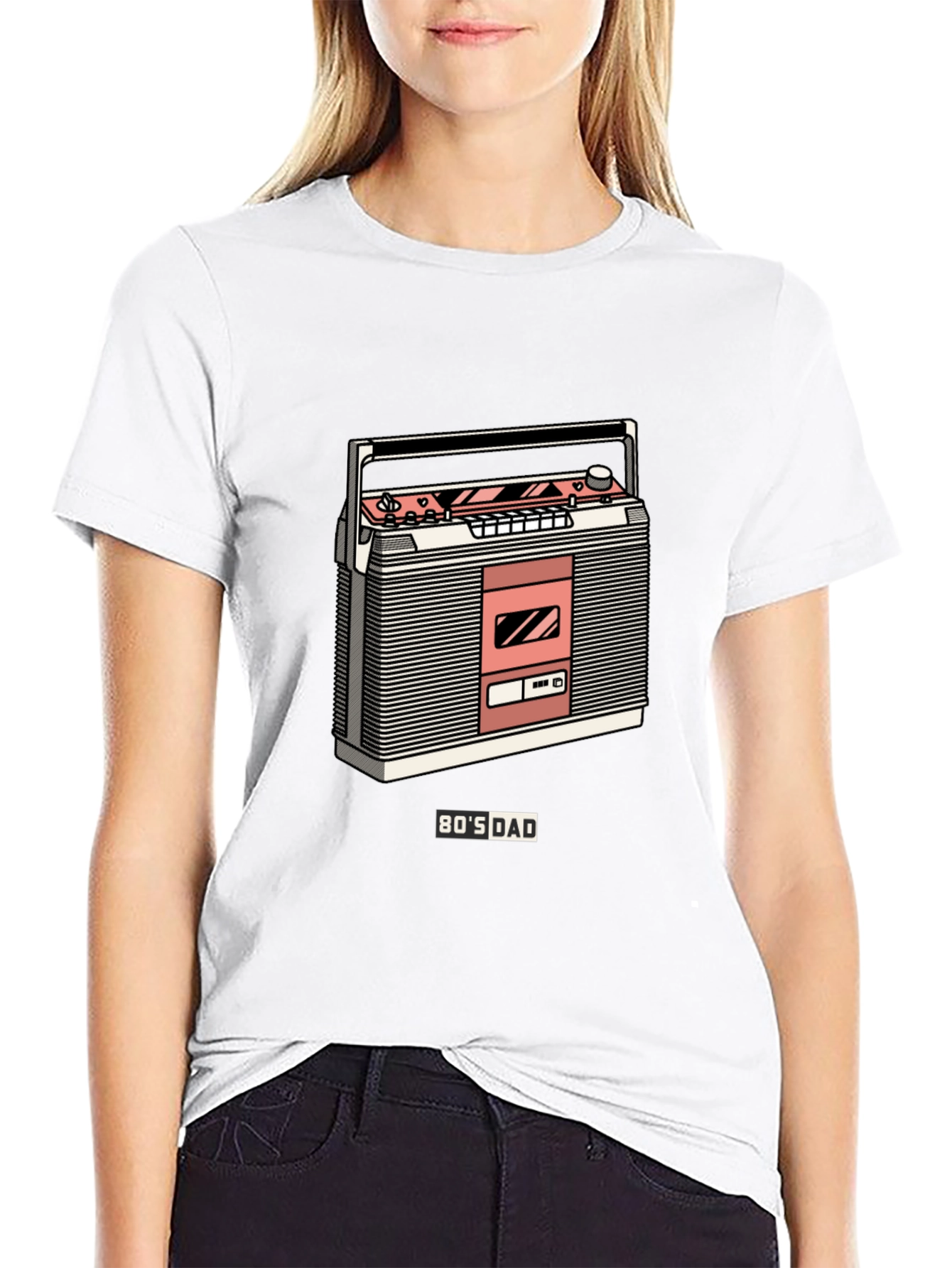 80s Dad Boombox Graphic Tee