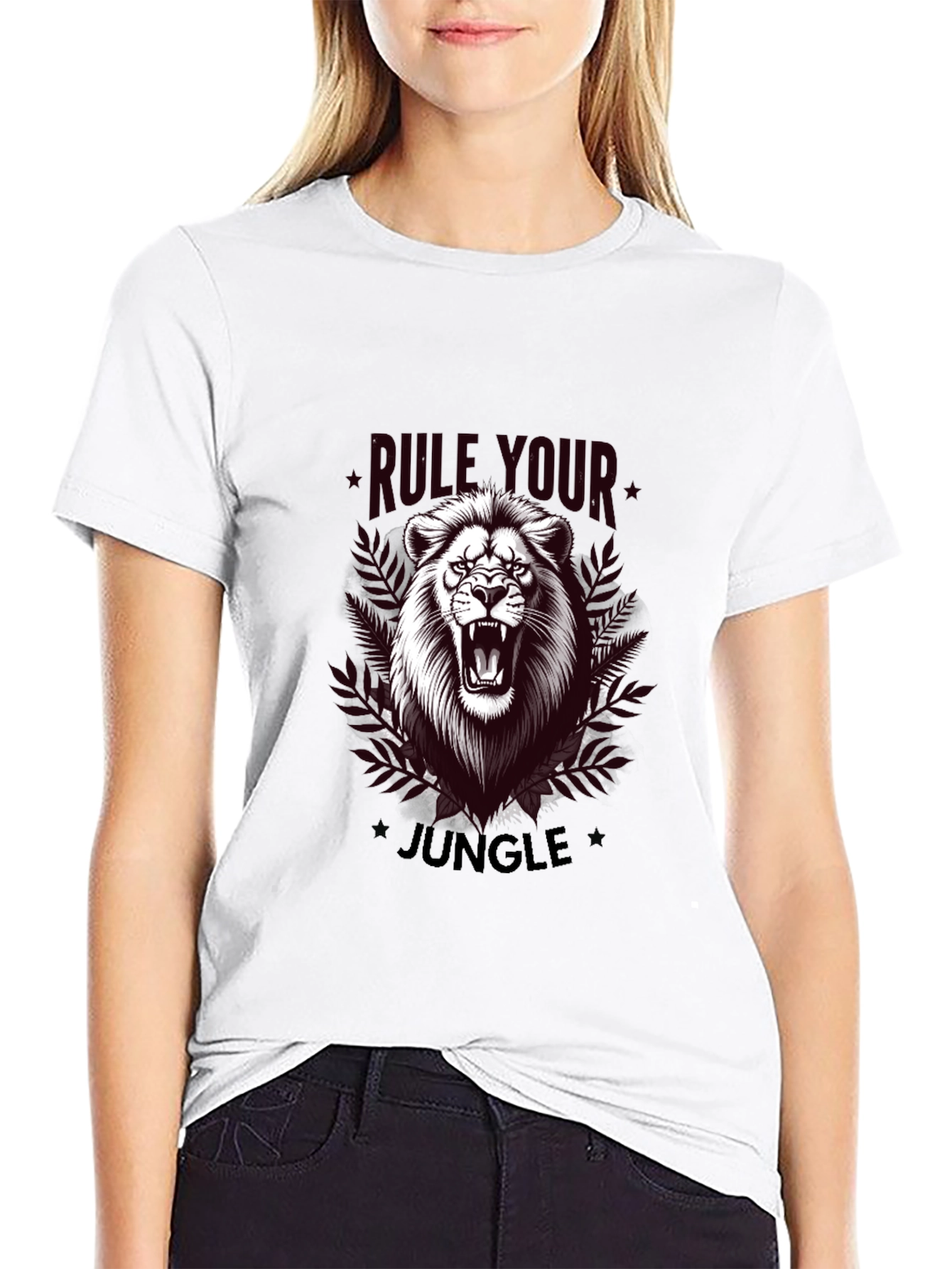 Rule Your Jungle Lion Graphic T-Shirt