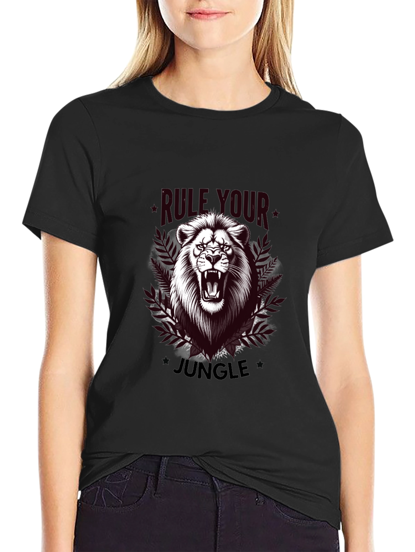 Rule Your Jungle Lion Graphic T-Shirt