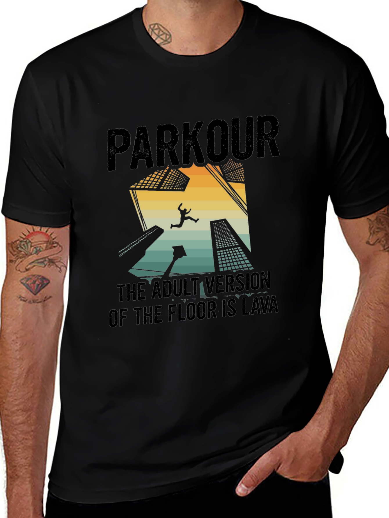 Parkour Adult Version T-Shirt