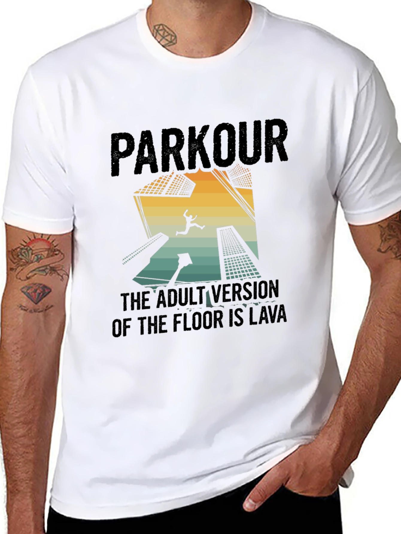 Parkour Adult Version T-Shirt