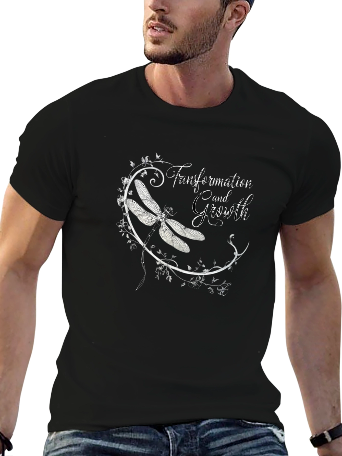 Dragonfly Transformation Growth T-Shirt