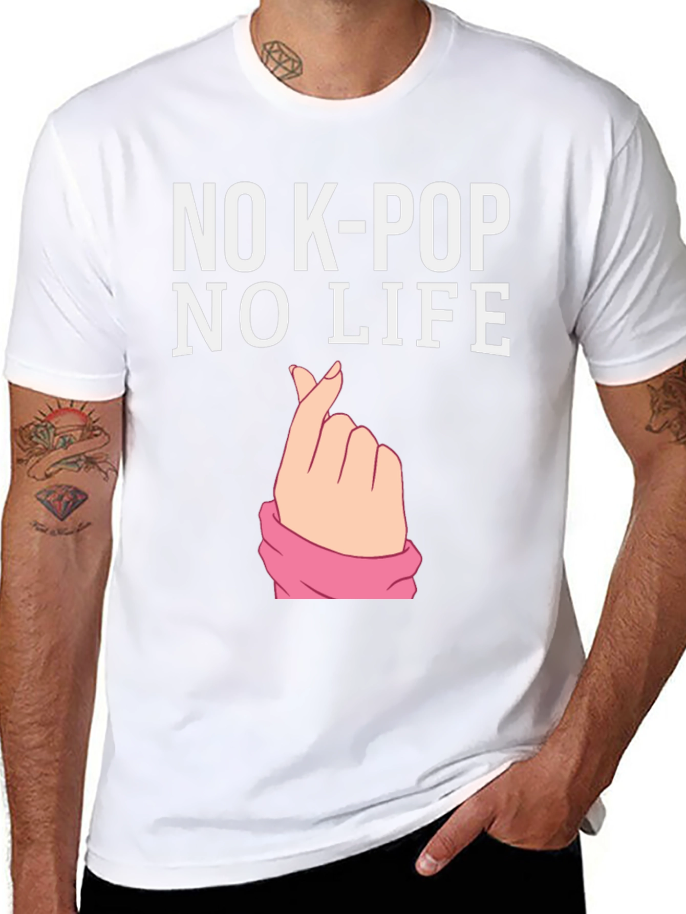 No K-Pop No Life Graphic Tee