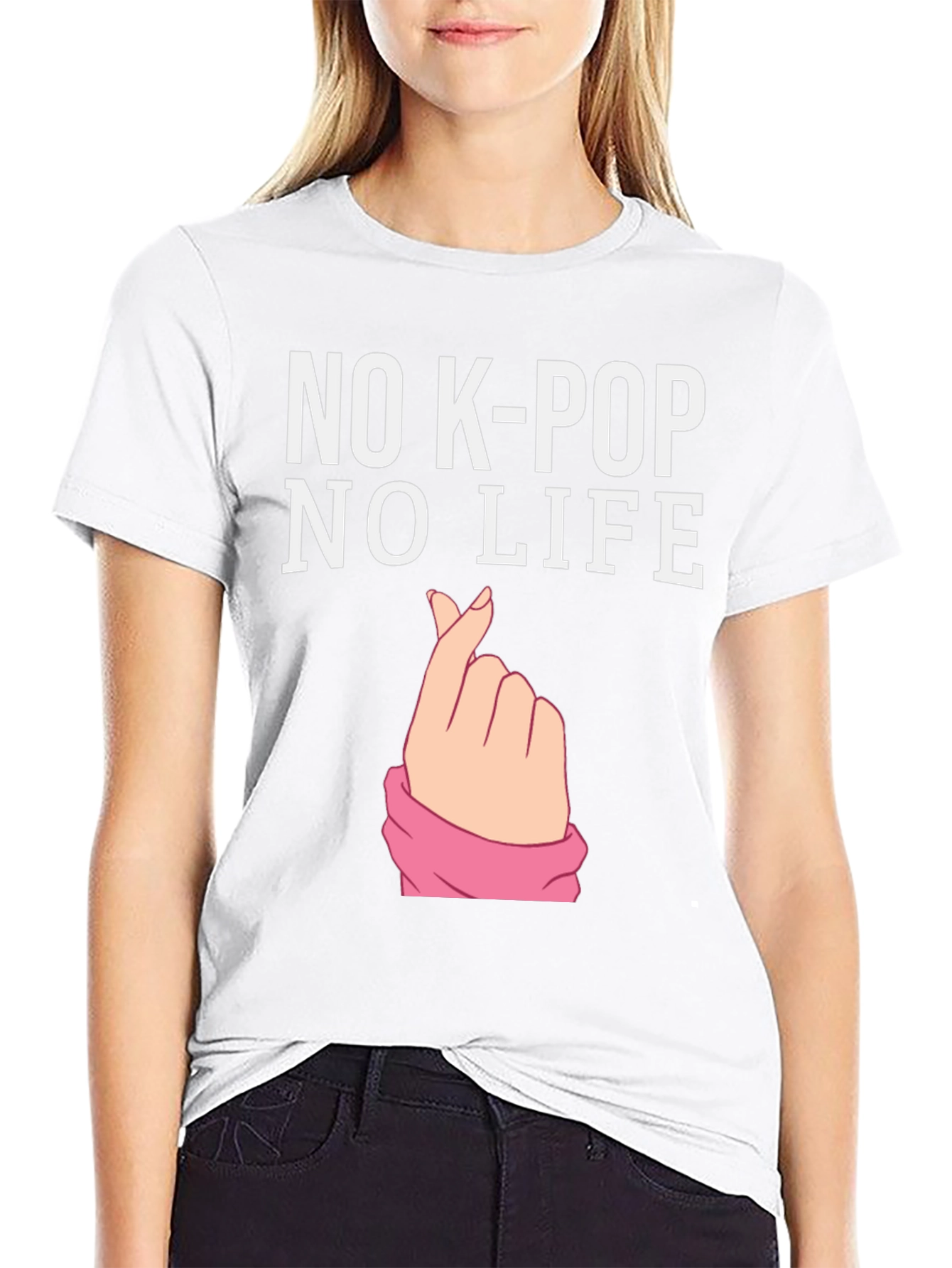No K-Pop No Life Graphic Tee