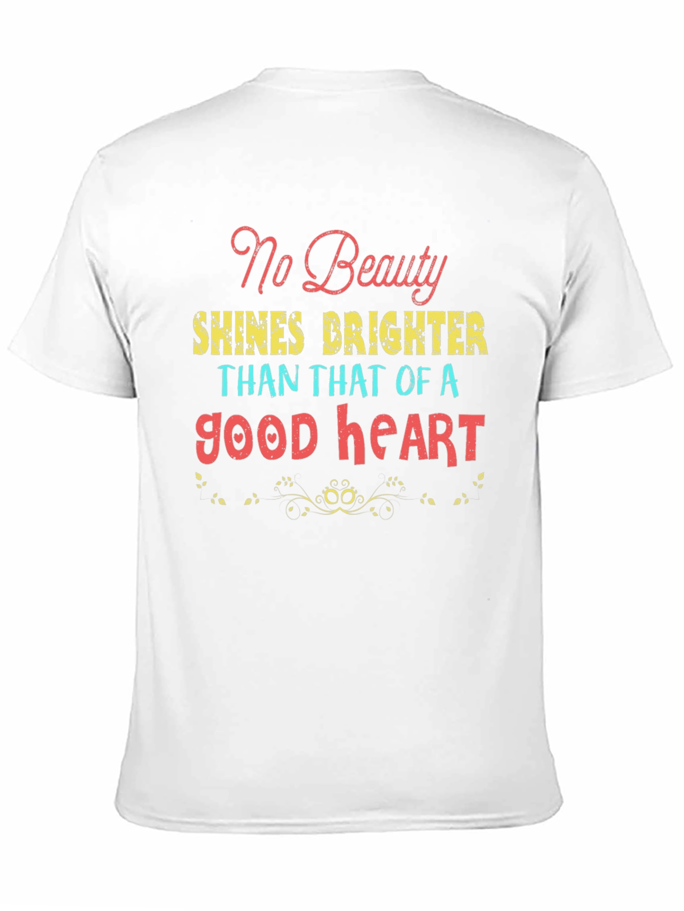 Inspirational Good Heart Graphic Tee - Black