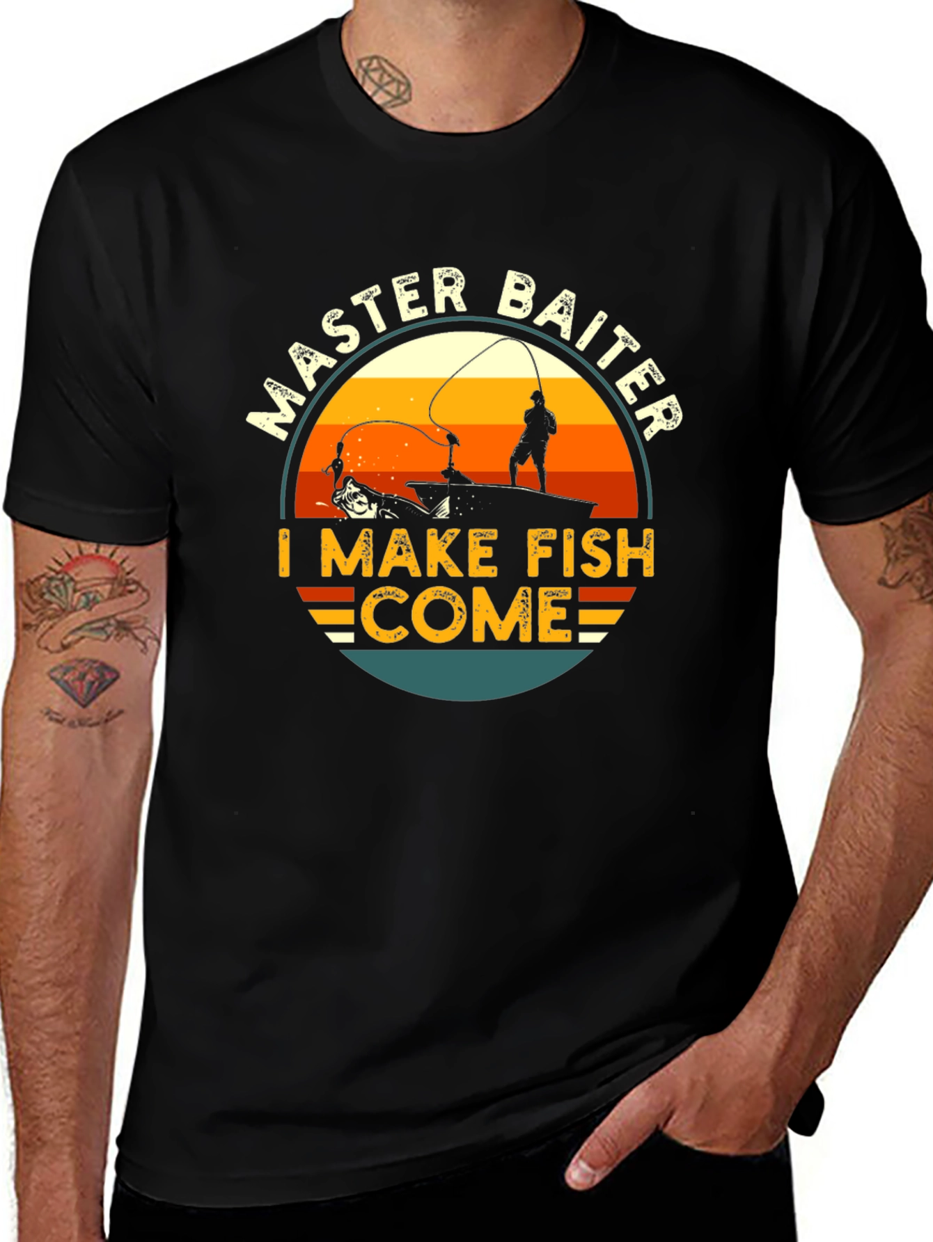 Master Baiter T-Shirt - Funny Fishing Tee